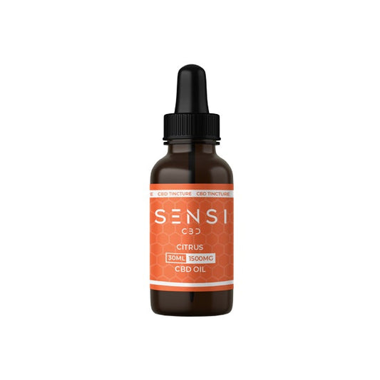 Sensi CBD 1500mg CBD Tinture Oil 30ml (BUY 1 GET 1 FREE) - Falvours: Citrus - SilverbackCBD