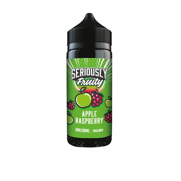 Seriously Fruity by Doozy Vape 100ml Shortfill 0mg (70VG-30PG) - Flavour: Apple Raspberry - SilverbackCBD