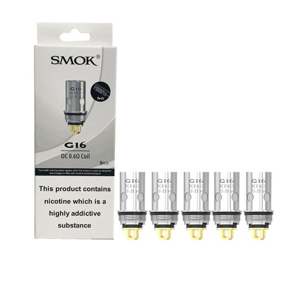 Smok G16 DC Replacement Coil 0.6ohm - SilverbackCBD