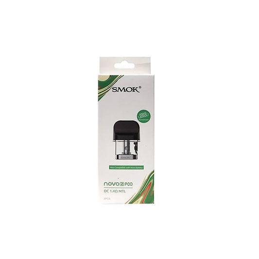 Smok Novo 2 Replacement Pods - MTL-Mesh-Quartz - Type: Quartz Coil 1.4 Ohm - SilverbackCBD