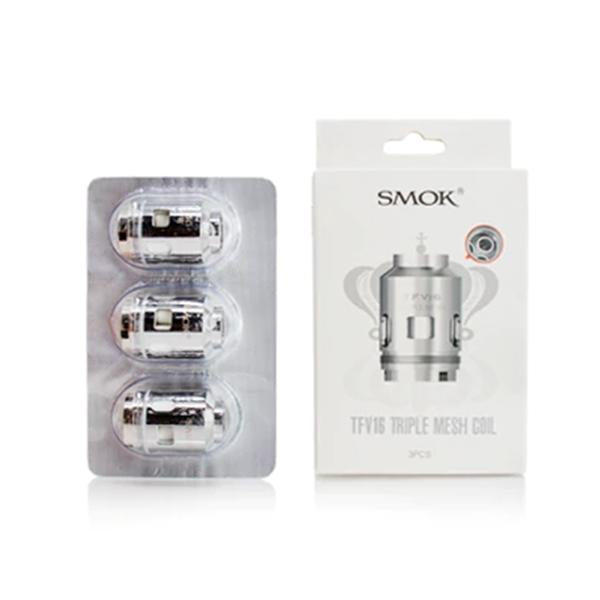 Smok TFV16 Mesh Coils Single - Dual - Triple - Resistance: Triple Mesh Coils - SilverbackCBD