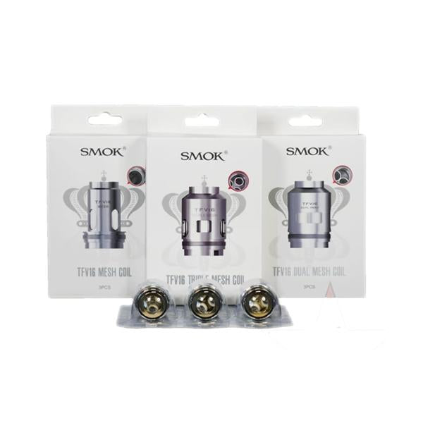 Smok TFV16 Mesh Coils Single - Dual - Triple - Resistance: Triple Mesh Coils - SilverbackCBD