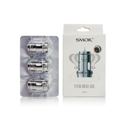 Smok TFV16 Mesh Coils Single - Dual - Triple - Resistance: Triple Mesh Coils - SilverbackCBD