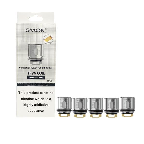 Smok TFV9 Replacement Mesh Coil 0.15ohms - SilverbackCBD
