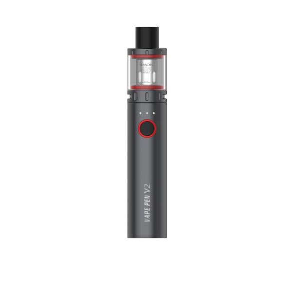 Smok Vape Pen V2 Kit - Color: Gunmetal - SilverbackCBD