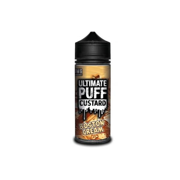 Ultimate Puff Custard 0mg 100ml Shortfill (70VG-30PG) - Flavour: Whipped Vanilla - SilverbackCBD