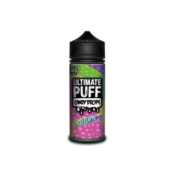Ultimate Puff Candy Drops 0mg 100ml Shortfill (70VG-30PG) - Flavour: Strawberry Melon - SilverbackCBD