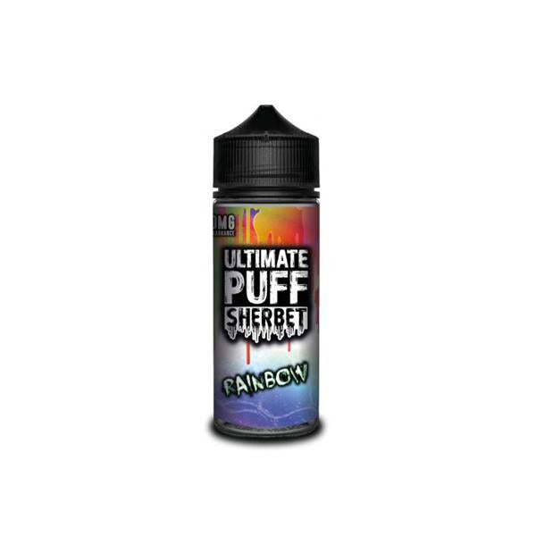 Ultimate Puff Sherbet 0mg 100ml Shortfill (70VG-30PG) - Flavour: Raspberry - SilverbackCBD