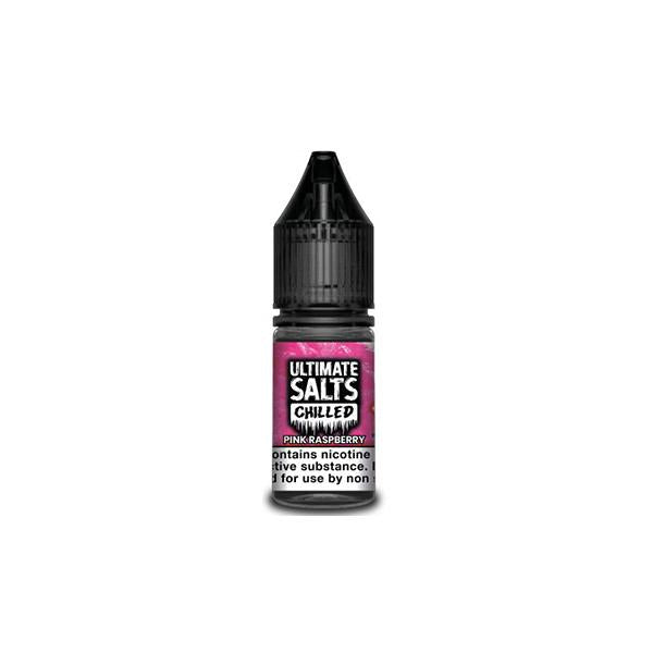 20MG Ultimate Puff Salts Chilled 10ML Flavoured Nic Salts (50VG-50PG) - Flavour: Watermelon Apple - SilverbackCBD