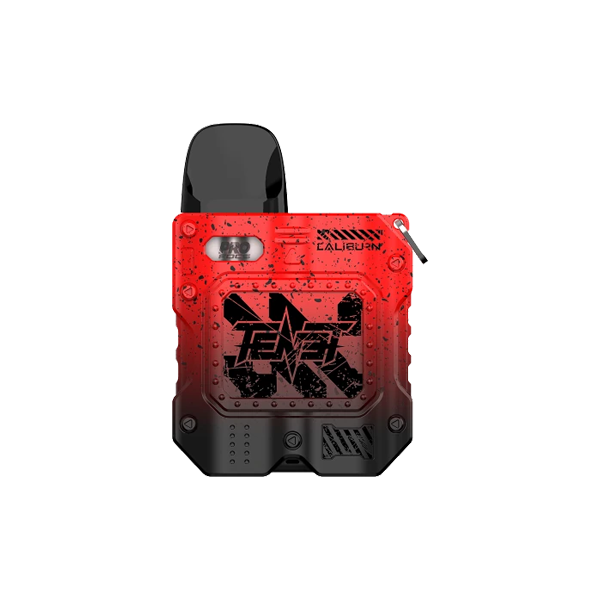 Uwell Caliburn Tenet Koko Pod 18W Kit - Color: Red & Black