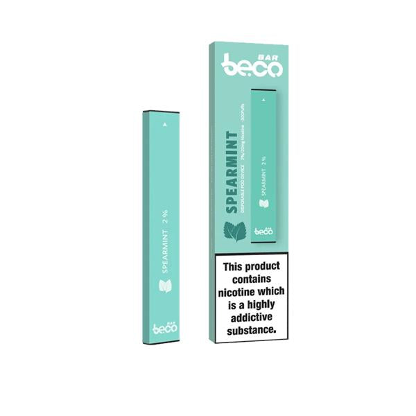 20mg Vaptio Beco Bar Disposable Vape Pod - Flavour: Banana Ice - SilverbackCBD