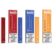 20mg Vaptio Beco Bar Disposable Vape Pod - Flavour: Banana Ice - SilverbackCBD