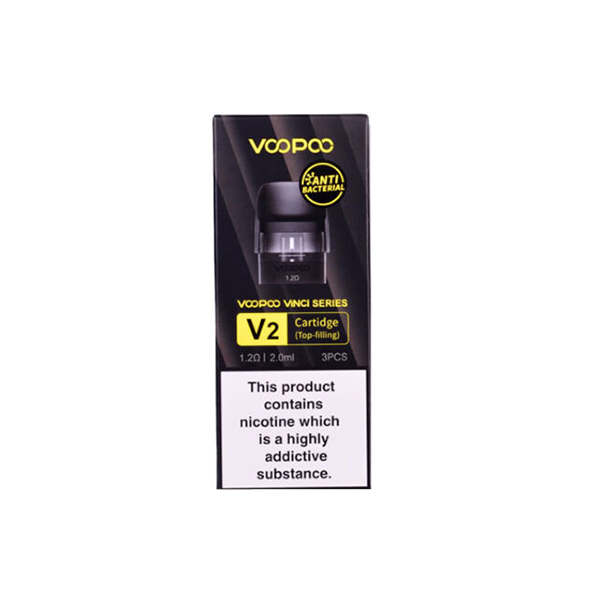 VooPoo Vinci V2 Replacement Cartridge Pods - 3Pcs - Resistances: 1.2 Ohms