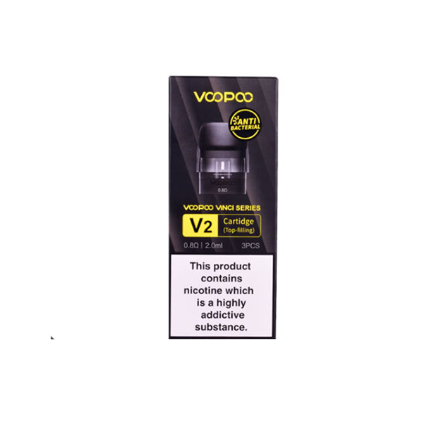 VooPoo Vinci V2 Replacement Cartridge Pods - 3Pcs - Resistances: 0.8 Ohms