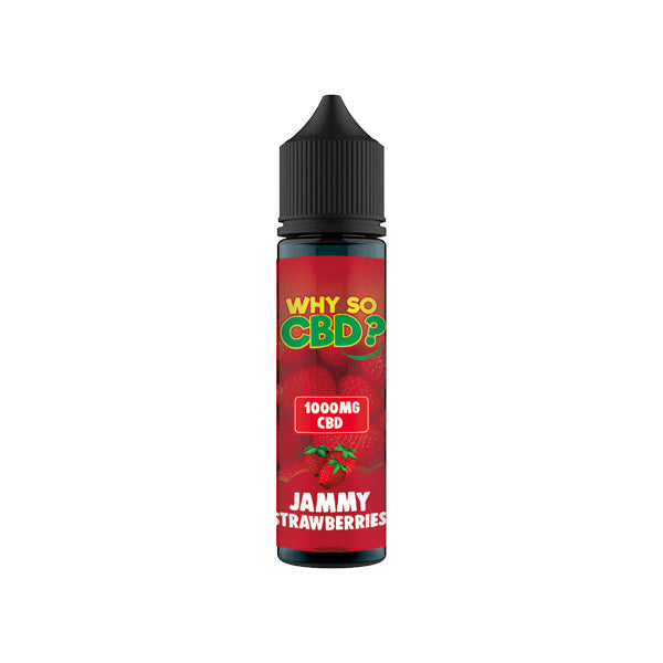 Why So CBD? 1000mg Full Spectrum CBD E-liquid 60ml - Flavour: Blue Slushy - SilverbackCBD