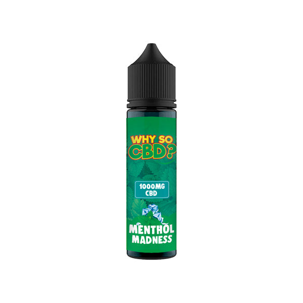 Why So CBD? 1000mg Full Spectrum CBD E-liquid 60ml - Flavour: Agent Apple - SilverbackCBD