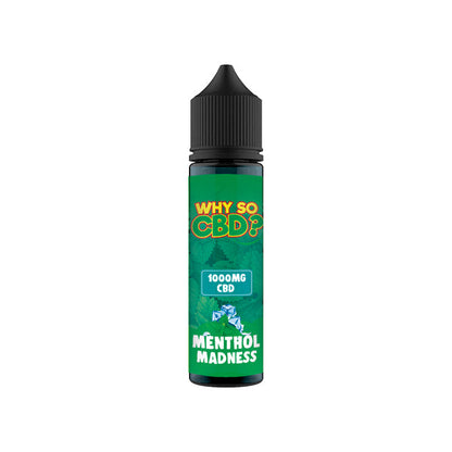Why So CBD? 1000mg Full Spectrum CBD E-liquid 60ml - Flavour: Blueberry Cheesecake - SilverbackCBD