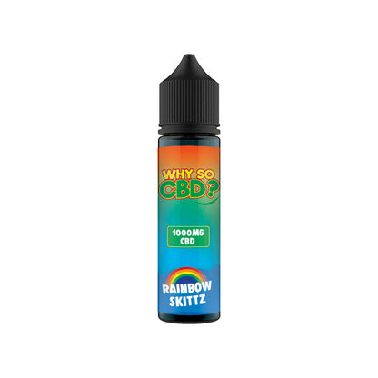 Why So CBD? 1000mg Full Spectrum CBD E-liquid 60ml - Flavour: Blueberry Cheesecake - SilverbackCBD