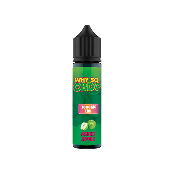 Why So CBD? 1000mg Full Spectrum CBD E-liquid 60ml - Flavour: Hash Berg - SilverbackCBD