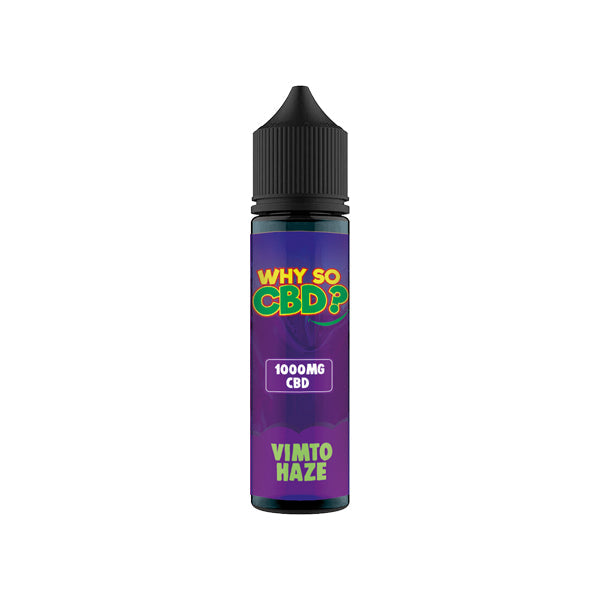 Why So CBD? 1000mg Full Spectrum CBD E-liquid 60ml - Flavour: Nasty Nerds