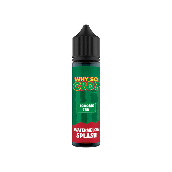 Why So CBD? 1000mg Full Spectrum CBD E-liquid 60ml - Flavour: Orange Blaze