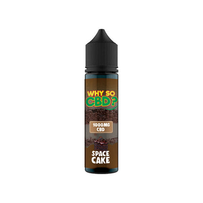 Why So CBD? 1000mg Full Spectrum CBD E-liquid 60ml - Flavour: Blueberry Cheesecake - SilverbackCBD