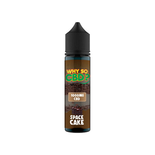 Why So CBD? 1000mg Full Spectrum CBD E-liquid 60ml - Flavour: Space Cake