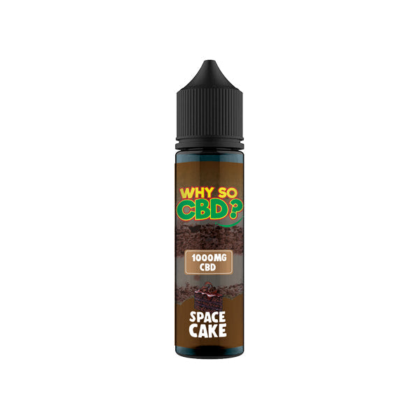 Why So CBD? 1000mg Full Spectrum CBD E-liquid 60ml - Flavour: Hash Berg - SilverbackCBD