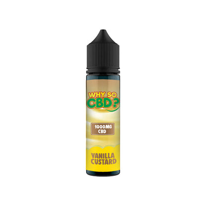 Why So CBD? 1000mg Full Spectrum CBD E-liquid 60ml - Flavour: Blueberry Cheesecake - SilverbackCBD