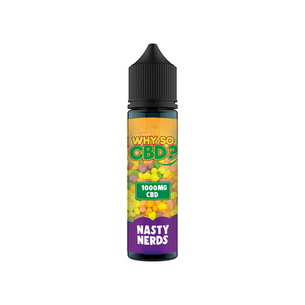 Why So CBD? 1000mg Full Spectrum CBD E-liquid 60ml - Flavour: Boy Scout Cookies - SilverbackCBD