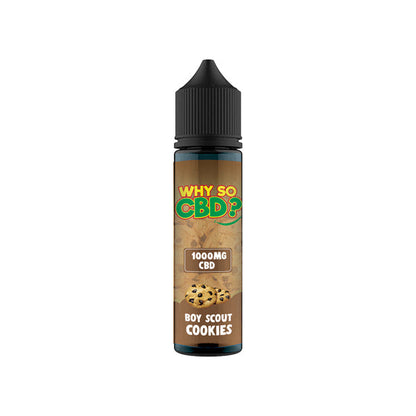 Why So CBD? 1000mg Full Spectrum CBD E-liquid 60ml - Flavour: Blueberry Cheesecake - SilverbackCBD