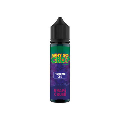 Why So CBD? 1000mg Full Spectrum CBD E-liquid 60ml - Flavour: Blueberry Cheesecake - SilverbackCBD