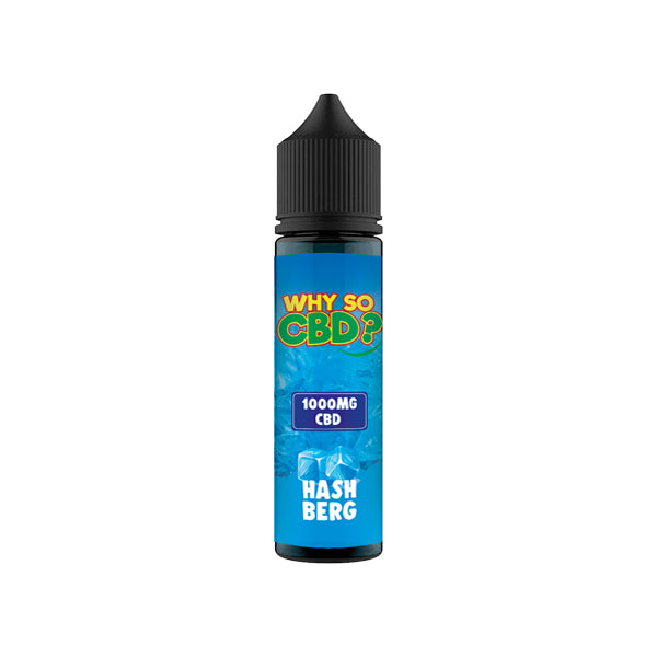 Why So CBD? 1000mg Full Spectrum CBD E-liquid 60ml - Flavour: Blueberry Cheesecake - SilverbackCBD