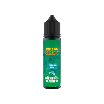 Why So CBD? 2000mg Full Spectrum CBD E-liquid 60ml - Flavour: Jammy Strawberries