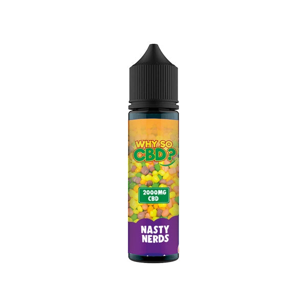 Why So CBD? 2000mg Full Spectrum CBD E-liquid 60ml - Flavour: Orange Blaze