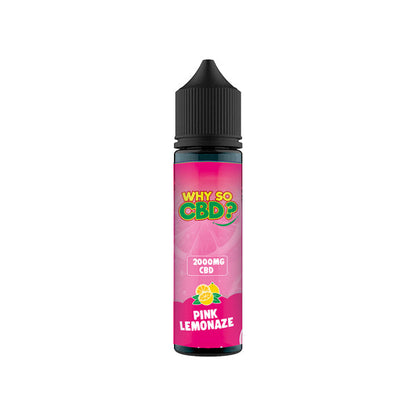 Why So CBD? 2000mg Full Spectrum CBD E-liquid 60ml - Flavour: Jammy Strawberries