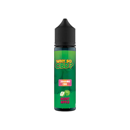 Why So CBD? 2000mg Full Spectrum CBD E-liquid 60ml - Flavour: Jammy Strawberries