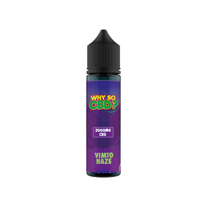 Why So CBD? 2000mg Full Spectrum CBD E-liquid 60ml - Flavour: Rainbow Skittz