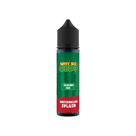Why So CBD? 2000mg Full Spectrum CBD E-liquid 60ml - Flavour: Watermelon Splash