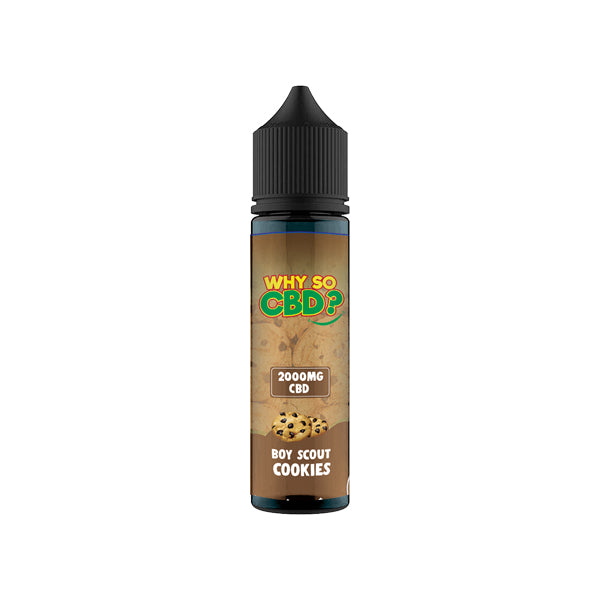 Why So CBD? 2000mg Full Spectrum CBD E-liquid 60ml - Flavour: Candy Crack - SilverbackCBD