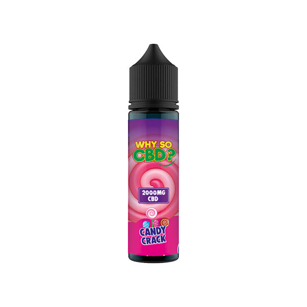 Why So CBD? 2000mg Full Spectrum CBD E-liquid 60ml - Flavour: Blue Slushy - SilverbackCBD