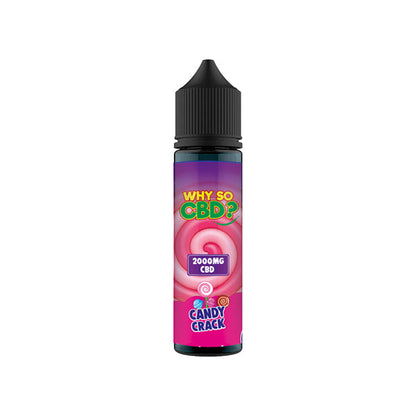 Why So CBD? 2000mg Full Spectrum CBD E-liquid 60ml - Flavour: Jammy Strawberries - SilverbackCBD