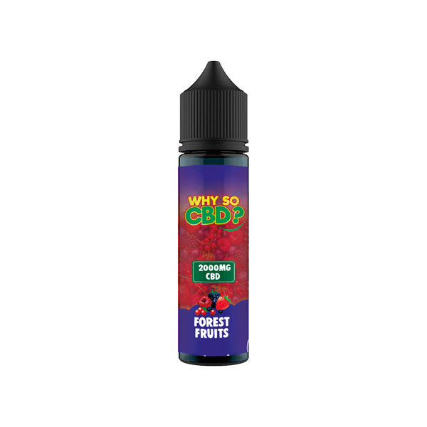 Why So CBD? 2000mg Full Spectrum CBD E-liquid 60ml - Flavour: Raspberry Kush