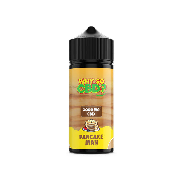 Why So CBD? 3000mg Full Spectrum CBD E-liquid 120ml - Flavour: Pancake Man