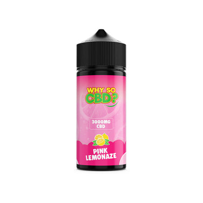 Why So CBD? 3000mg Full Spectrum CBD E-liquid 120ml - Flavour: Blue Slushy - SilverbackCBD