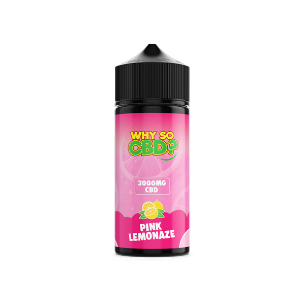 Why So CBD? 3000mg Full Spectrum CBD E-liquid 120ml - Flavour: Jammy Strawberries