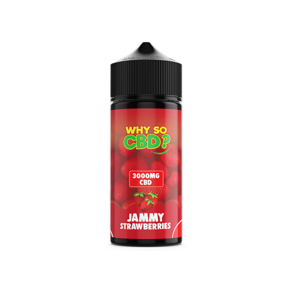 Why So CBD? 3000mg Full Spectrum CBD E-liquid 120ml - Flavour: Forest Fruits - SilverbackCBD