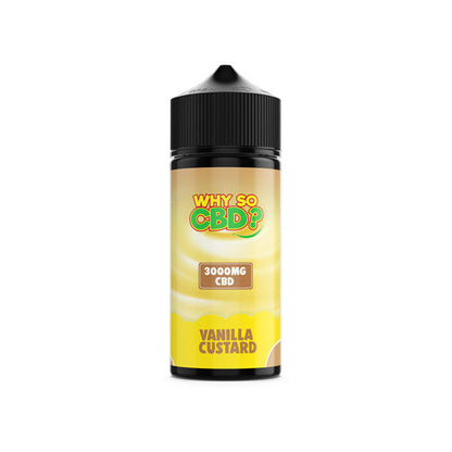 Why So CBD? 3000mg Full Spectrum CBD E-liquid 120ml - Flavour: Blue Slushy - SilverbackCBD