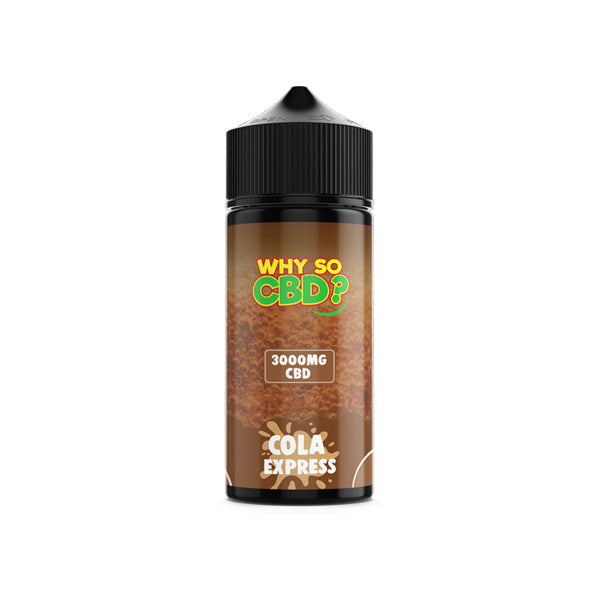 Why So CBD? 3000mg Full Spectrum CBD E-liquid 120ml - Flavour: Orange Blaze