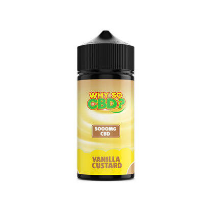 Why So CBD? 5000mg Full Spectrum CBD E-liquid 120ml - Flavour: Agent Apple - SilverbackCBD